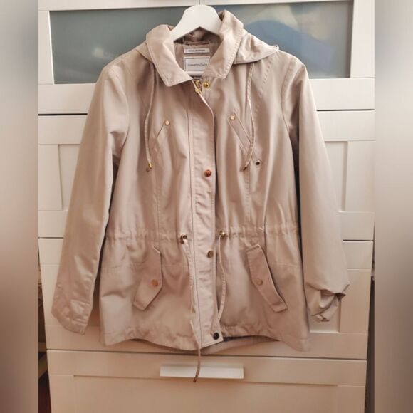Charter Club Water Resistant Hooded Anorak Jacket Size PM - Picture 1 of 8